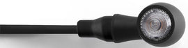 Pair of RIZOMA Club turn signal lights in black, designed for motorcycle illumination, shown in the image.