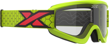 Load image into Gallery viewer, Flat Out Clear Goggle Flo Ylw/Black/Fire Red Clear