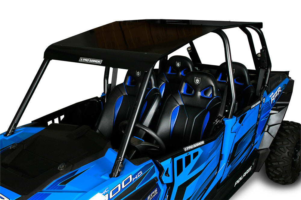 Stock Aluminum Roof 4/Seat Black