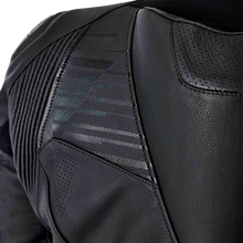 Load image into Gallery viewer, Tractech Evo D3o Jacket Blk/Whi Leather Lg