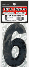 Load image into Gallery viewer, #6 6" Black Super X Digits 3/Pk