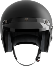 Load image into Gallery viewer, Surge Open Face Helmet W/Mesh Matte Black/Glossy Black Xl