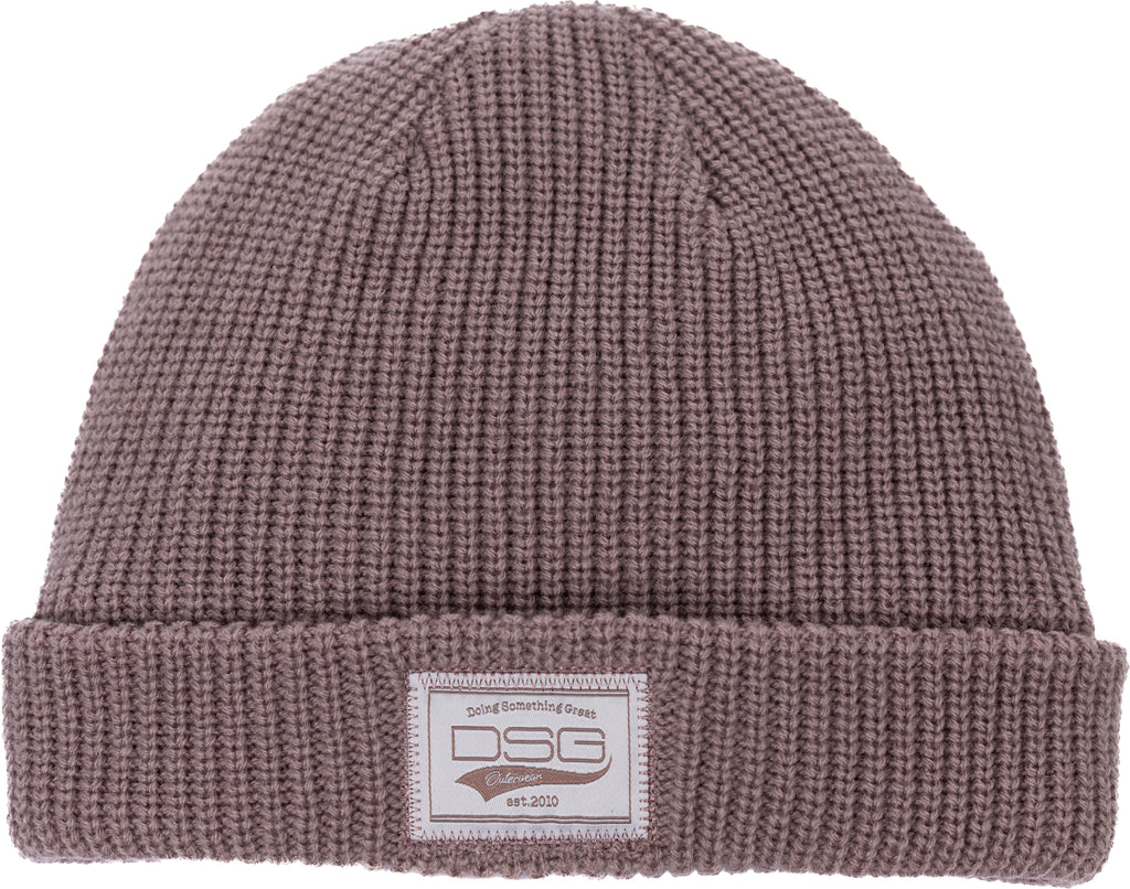 Cap Knit Beanie Smoky Mauve