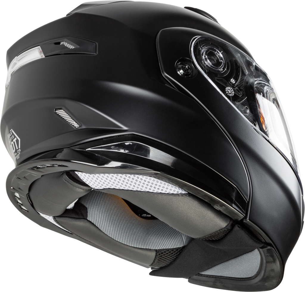 Md 01s Modular Snow Helmet W/Electric Shield Matte Blk Sm