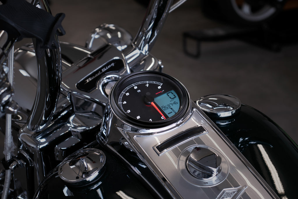 Hd 05 4.5" Gauge Black Bezel `04 17fxd 04 10fxst  04 13flhr