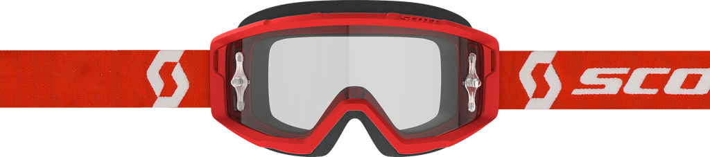Primal Goggle Red/White Clear Works