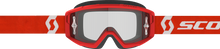 Load image into Gallery viewer, Primal Goggle Red/White Clear Works