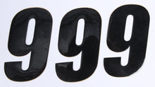 Load image into Gallery viewer, Number 9 Black 4" 3/Pk