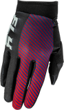 Fly Racing Youth F-16 Gloves Black/Red/Purple Yxs 379-211YXS