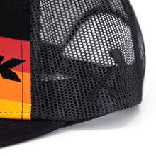Load image into Gallery viewer, Sunday Stripe 2fifty Trucker Black Snapback Hat