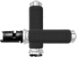Memory Foam Small Chrome Twist Grip