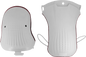 Kx 3.0 Ce2 Impact Guard Set (Lt) White Md/Lg
