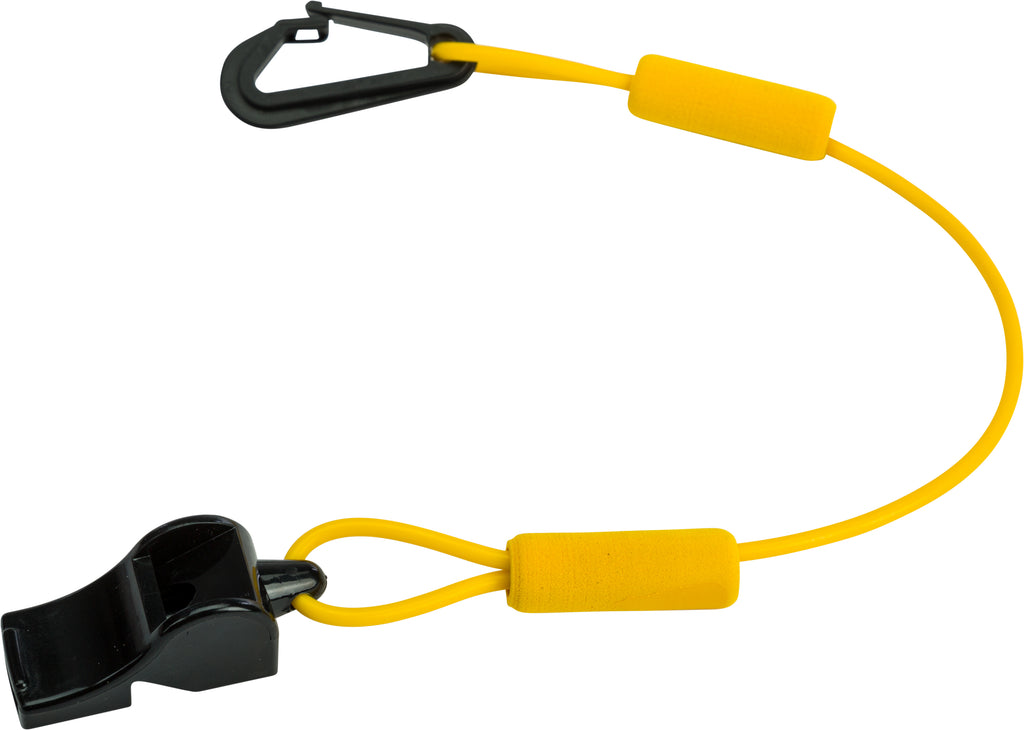Floating Whistle W/Lanyard (Yellow)