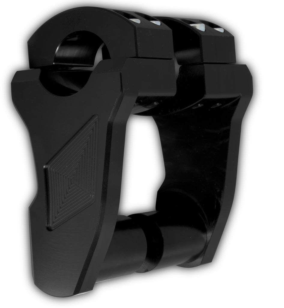 Pivoting Handlebar Riser Black 3" Rise
