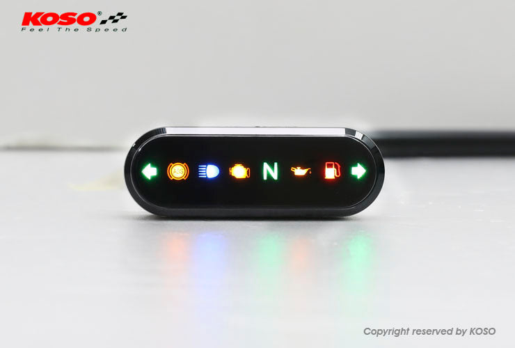 Indicator Light Display Meter Black