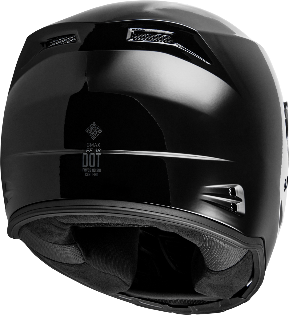 Ff 18 Solid Helmets Black Sm