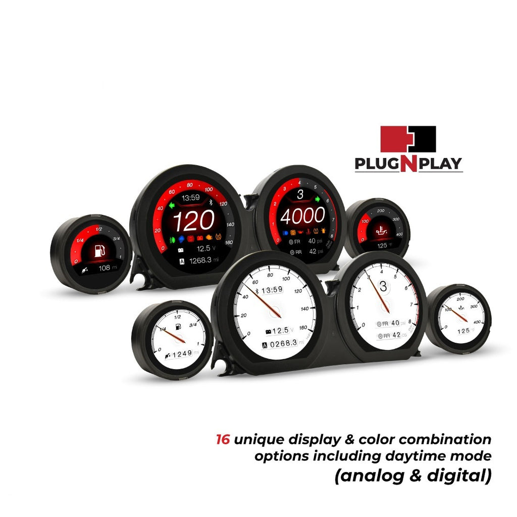 Hd 03x 4 Piece Gauge Kit Touring 14 23