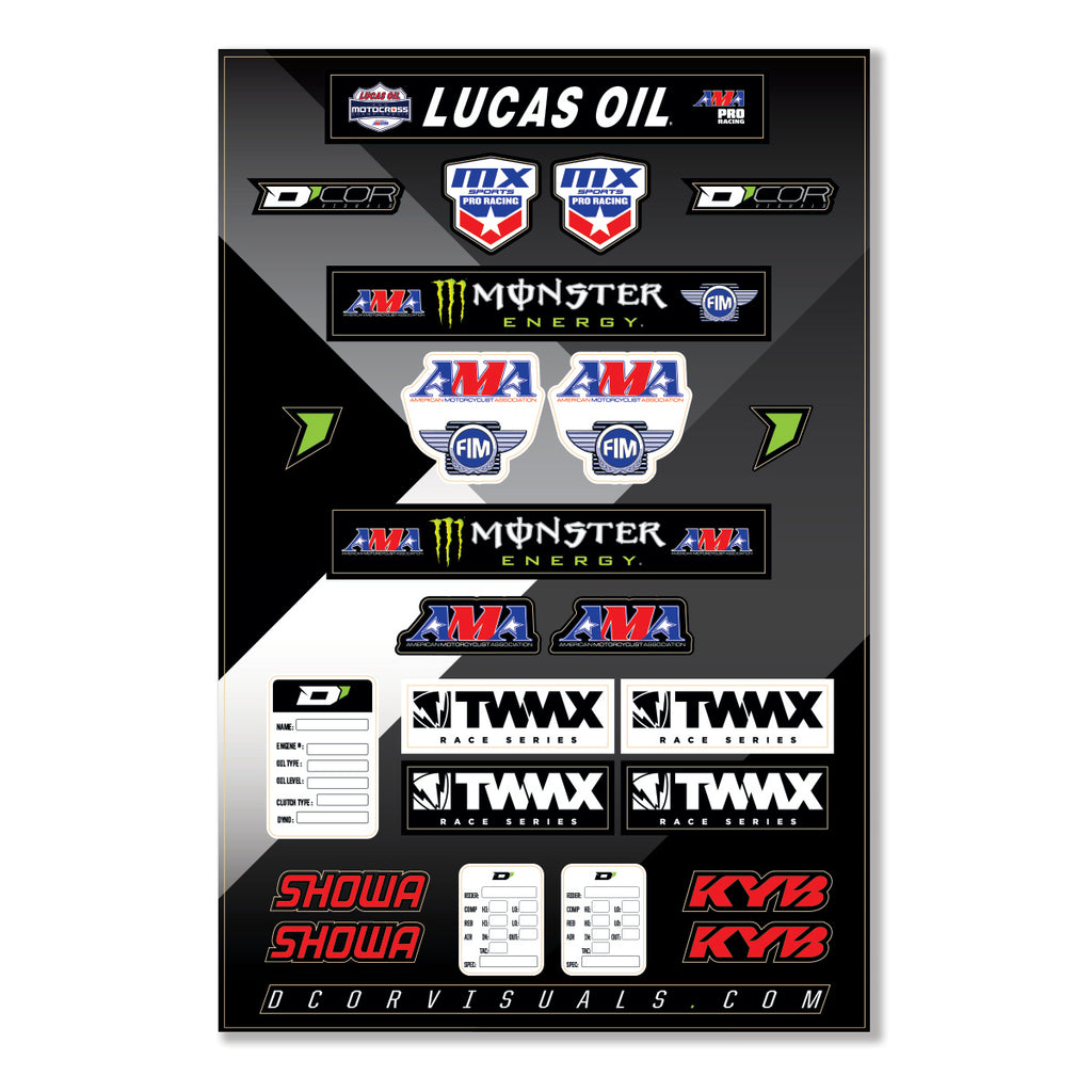 Decal 12 Mil Series Logos