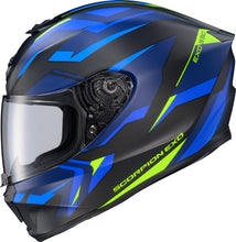 Load image into Gallery viewer, Exo R330 Full Face Helmet Saga Black/Blue/Hi Vis Xl