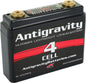 ANTIGRAVITY Lithium Battery Ag 401 120 Ca featuring a compact, high-performance battery with black casing and terminal connectors.