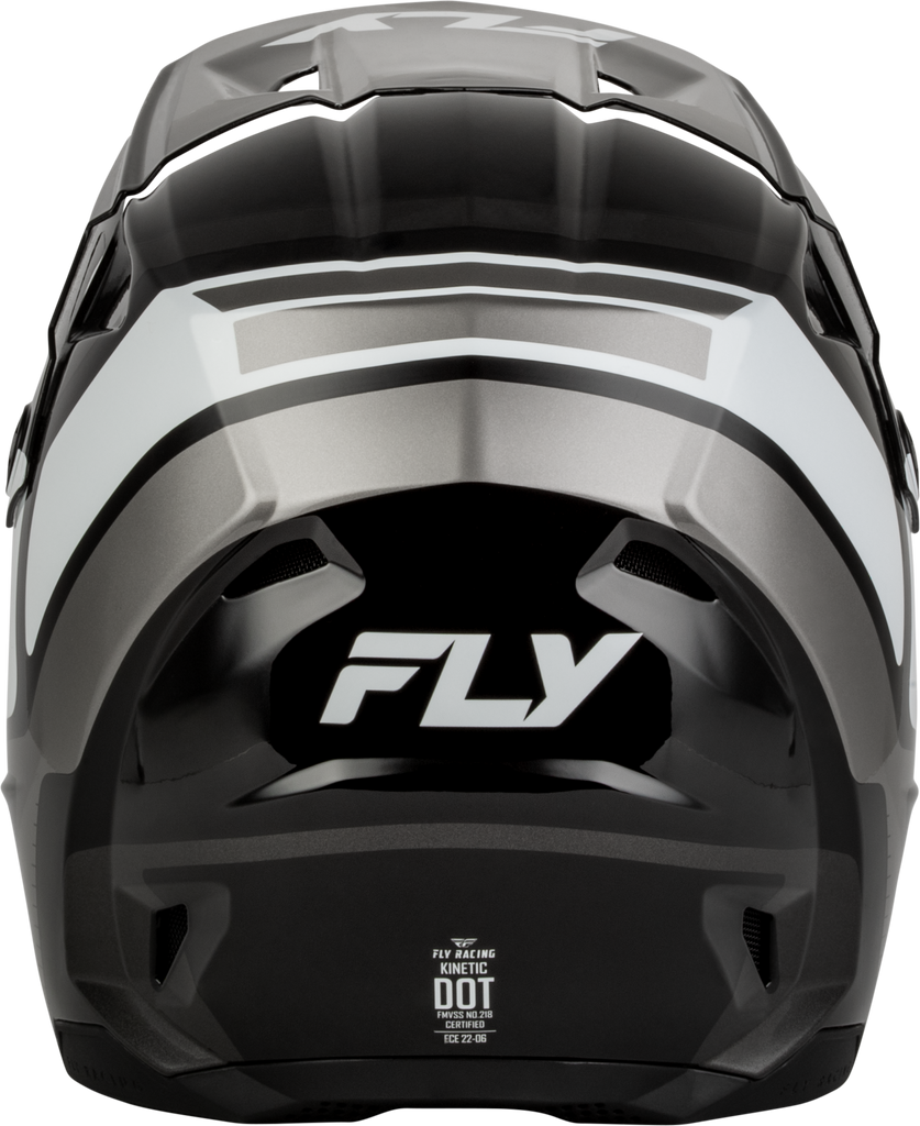 Youth Kinetic Scrap Helmet Black/White/Grey Ys