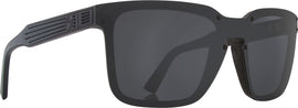 DRAGON Mansfield matte black sunglasses with grey lenses, showcasing a sleek, modern design and stylish eyewear.