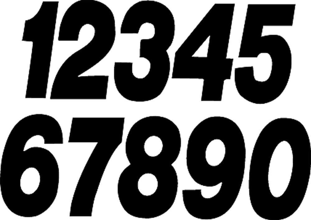 #7 4" Black Pro Digits 3/Pk