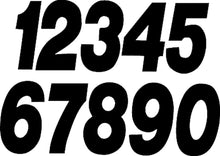 Load image into Gallery viewer, #0 5" Black Super X Digits 3/Pk