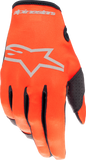 alpine star Radar Gloves Hot Orange/Black Sm 482-9881S