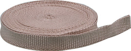 HELIX Tan Exhaust Wrap, 2-inch by 25-foot, heat-resistant material for vehicle exhaust systems, shown in natural rolled form.