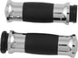 Air Gel Grips W/F B W Throttle Chrome