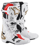 alpine star Tech 10 Squad 20 Le 2020 Boots White/Silver/Gold Sz 09 482-11709