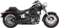 Speedster Short Swept Black Softail 7 11