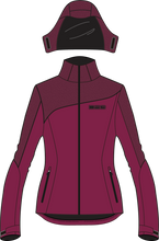 Load image into Gallery viewer, Malea Softshell Jacket Garnet Heather Lg