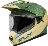 Fly Racing Trekker Kryptek Conceal Helmet Matte Tan/Sage/Black Xl 73-7028X