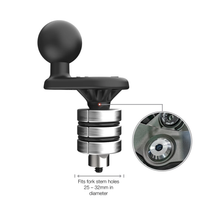 Load image into Gallery viewer, Fork Stem Wedge Ball Base Large 25 32mm Holes