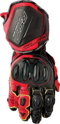 Pro Series Gp D3o Gloves Black/Flo Red Leather Xl