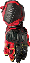 Load image into Gallery viewer, Pro Series Gp D3o Gloves Black/Flo Red Leather Sm