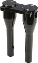 Load image into Gallery viewer, Moto Bar Riser 9" Black W/Gauge Mount Tabs