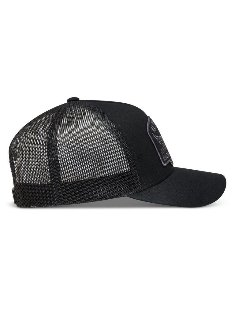 Heritage Patch Trucker Hat Black/Grey
