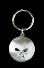 Load image into Gallery viewer, RYDER CLIPS All Balls Ryder Ball Wicked Skull body jewelry with skull design in black and white, featuring intricate skull artwork.