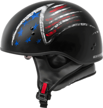 Load image into Gallery viewer, Hh 65 Half Helmet Bravery Matte Black/Red/White/Blue Lg