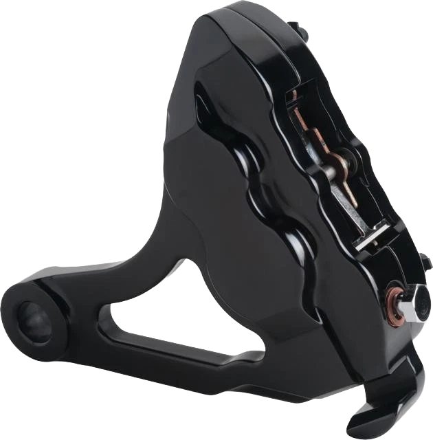 4 Pist Rear Caliper Kit Black Dyna 06 07