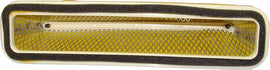 Close-up of EMGO Air Filter showing the black rectangular filter element with a metal frame for motorcycle or vehicle air intake.