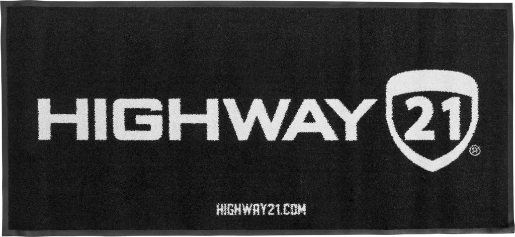 Floor Rug Black/White 73"X33"