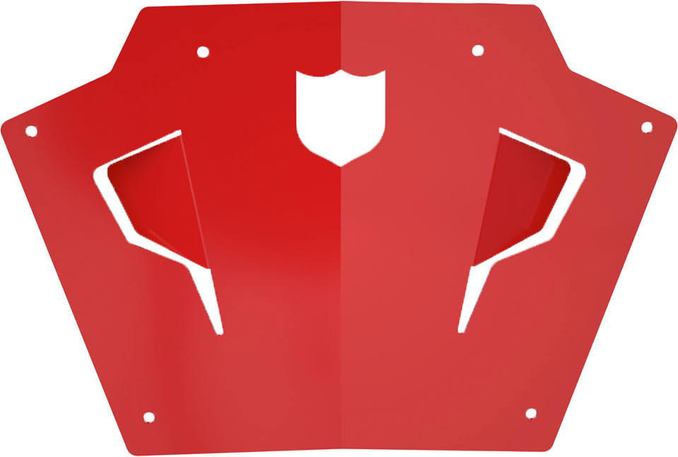 Front Sport Bumper Skid Plate Red Pol