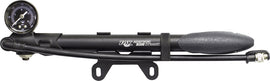 FOX dual stage air pump with bleed feature, 300psi, portable tool for inflating tires and sporting equipment