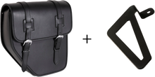 Load image into Gallery viewer, Ibiza Saddlebag Black Left W/Base +Support