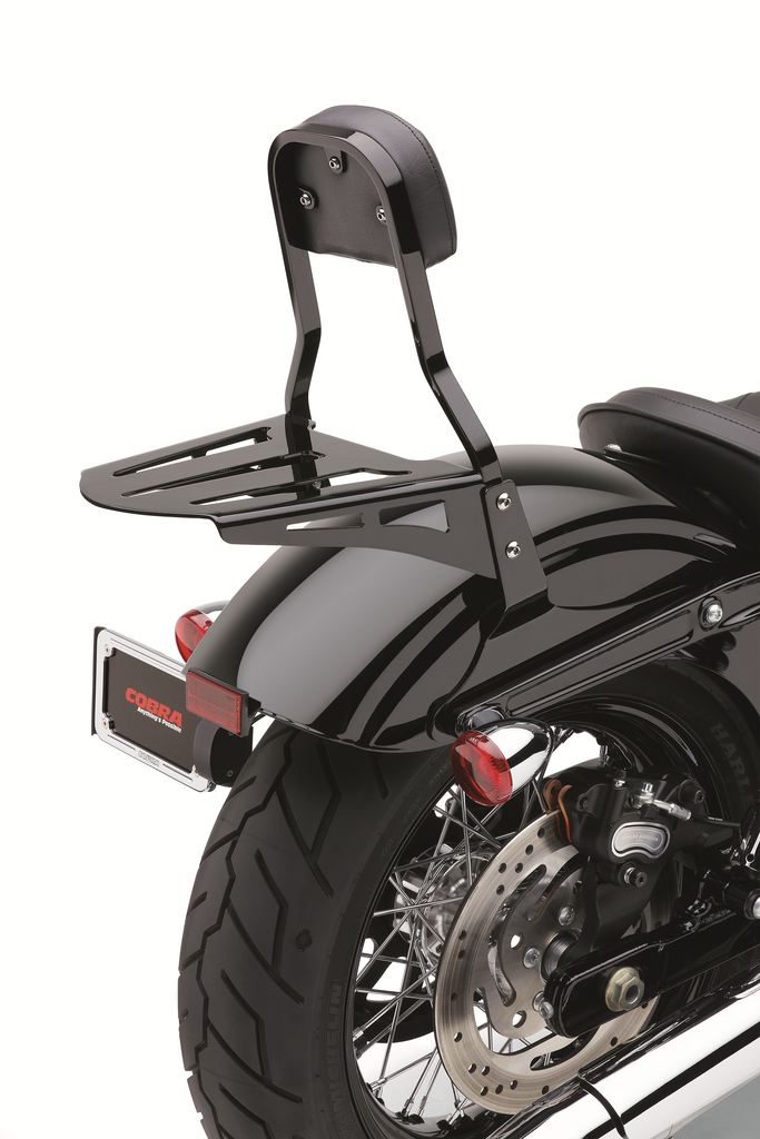 Sissy Bar Luggage Rack Black