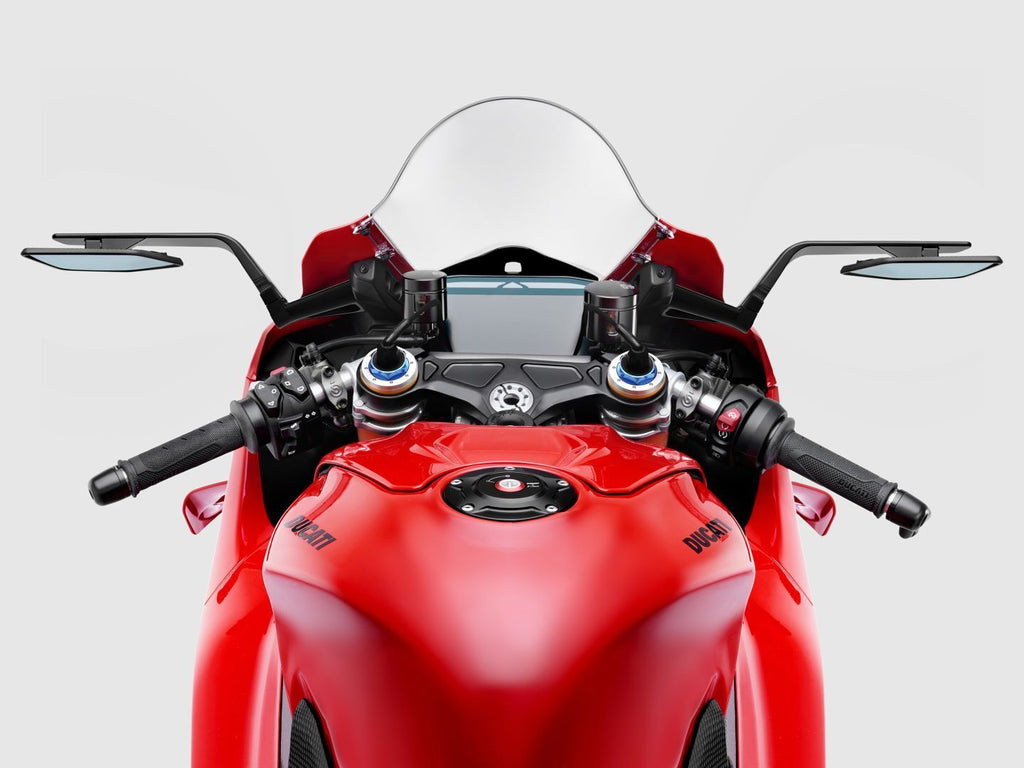 Stealth Max Supersport Mirrors Pair Black Duc